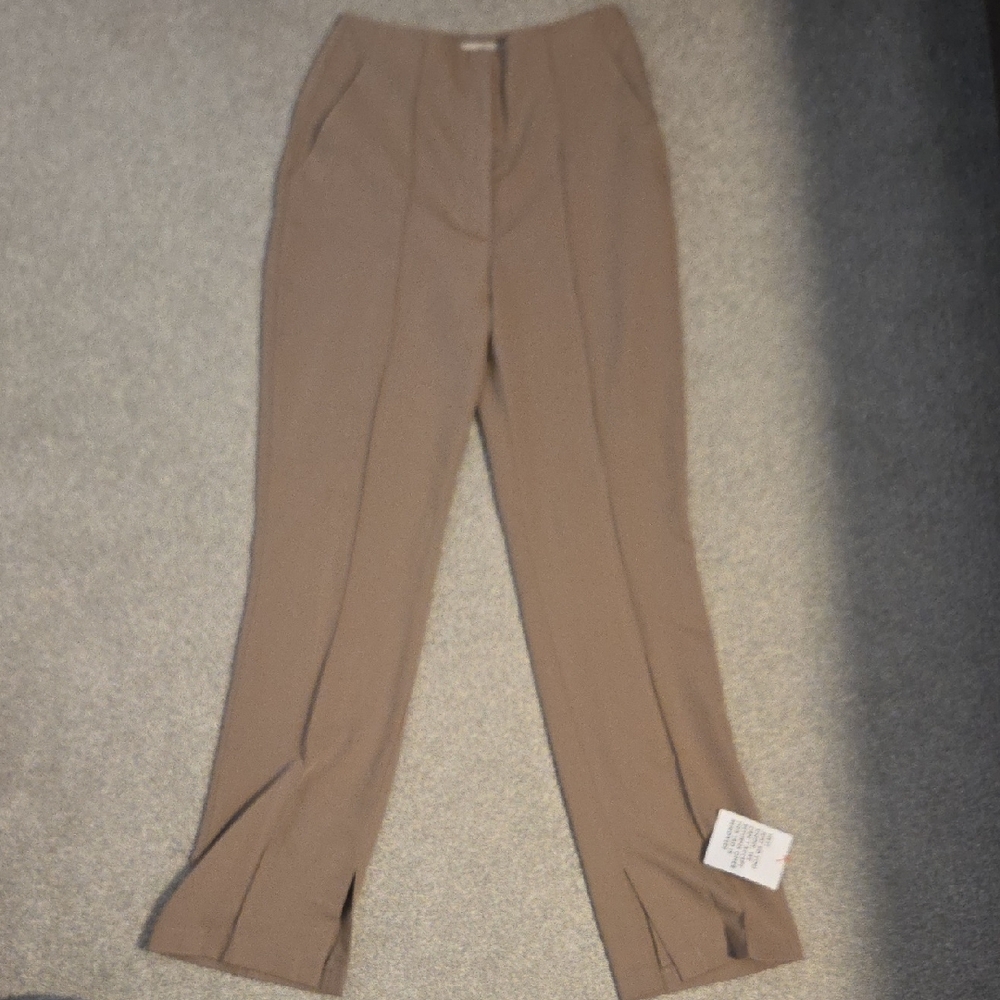 Topshop Taupe Women's Trousers
